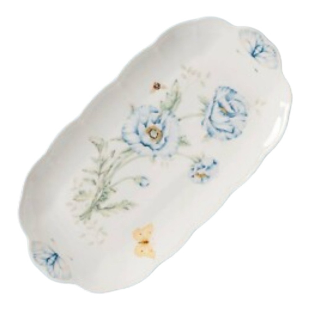 Lenox Butterfly Meadow Oblong Tray beautiful piece - Picture 3 of 7